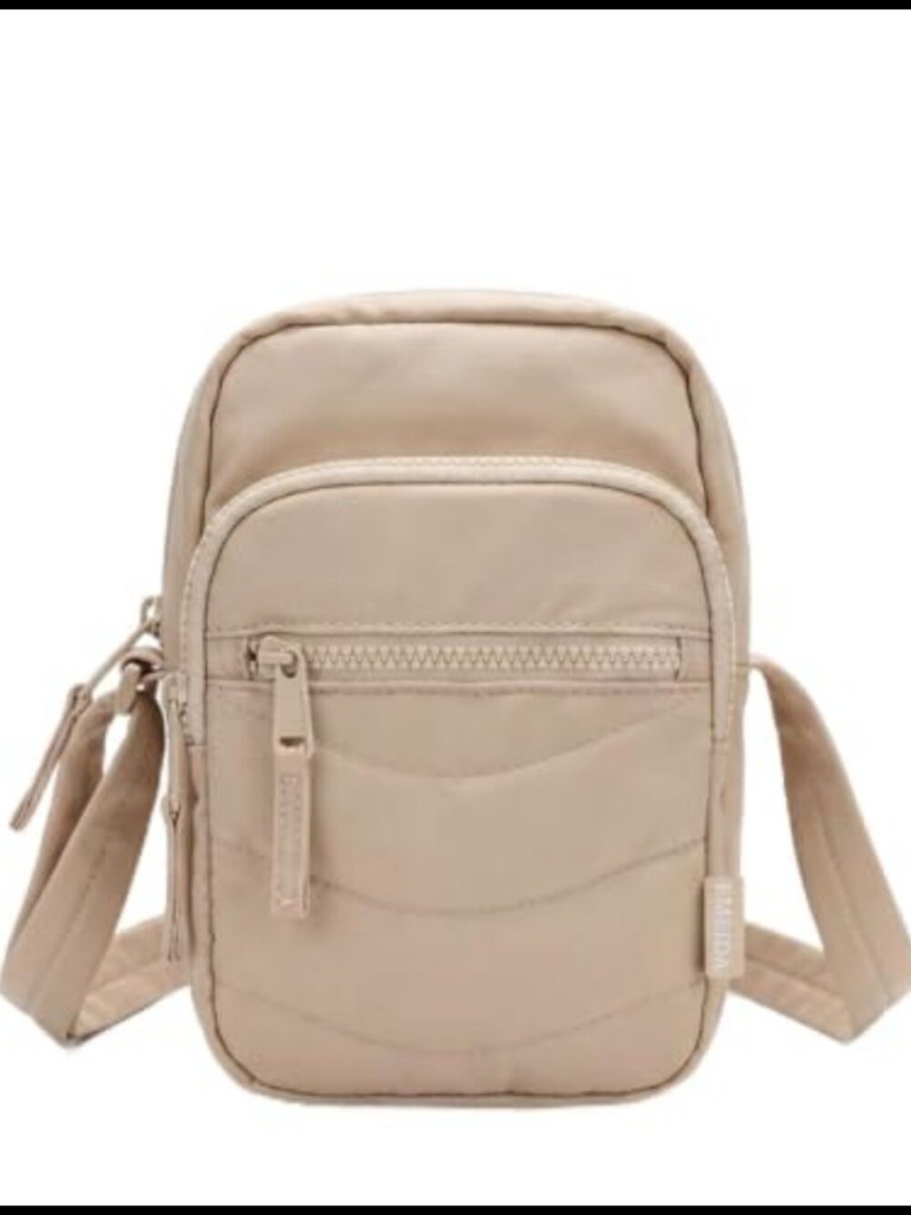 Small Puffy Quilted Crossbody Bag Lightweight Nylon Travel Purse